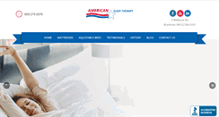 Desktop Screenshot of americansleeptherapy.com